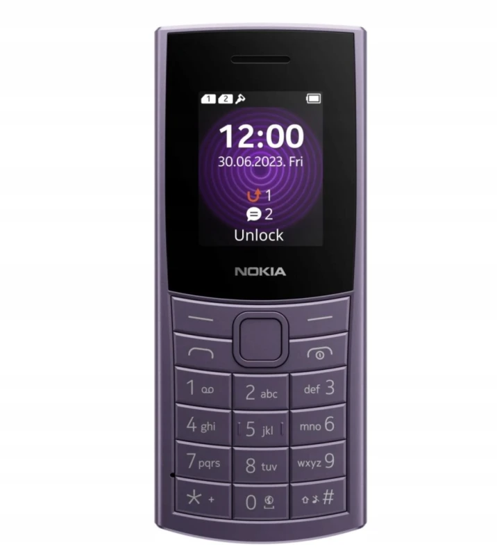 Nokia 110 4G 2nd Edition 2024 Dual SIM Purple fioletowy