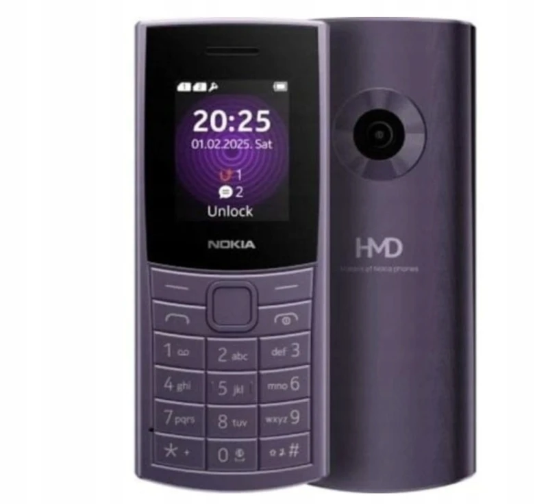 Nokia 110 4G 2nd Edition 2024 Dual SIM Purple fioletowy