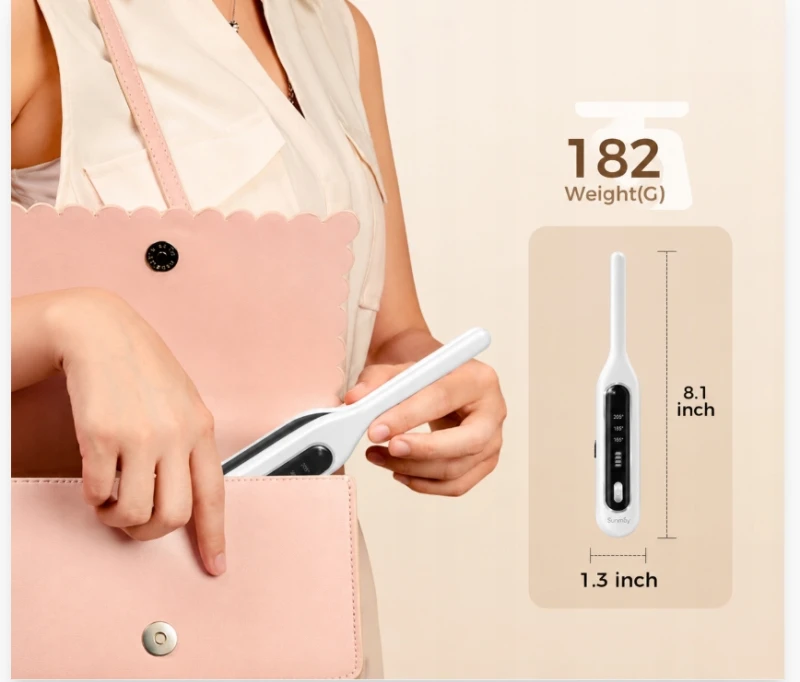 SUNMAY Voga Mini bezprzewodowa prostownica 2w1 USB-C 5000 mAh