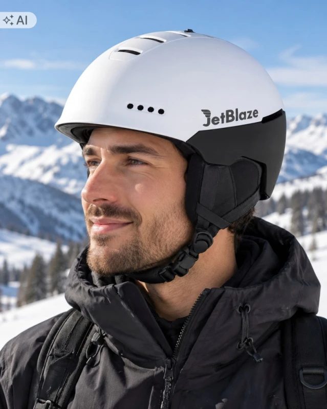 JetBlaze kask narciarski M/L 58-61 cm ABS PC EPS EN1077