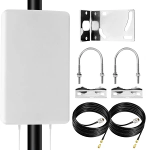 Antena panelowa 4G LTE 5G MIMO 698-4000 MHz 18 dBi IP67