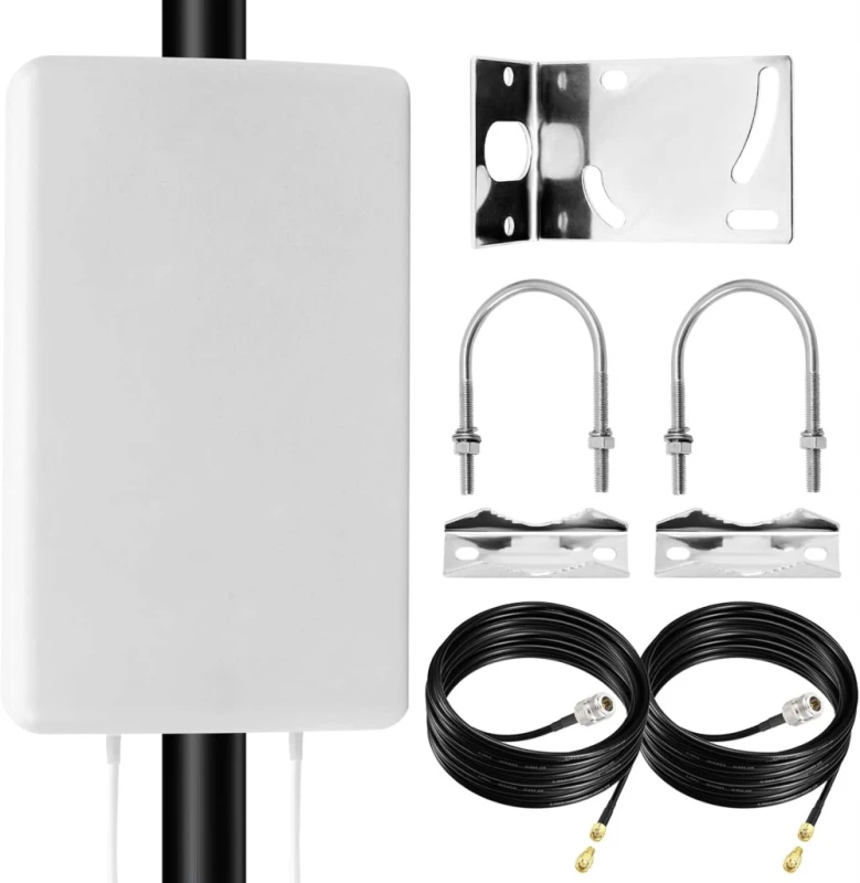 Antena panelowa 4G LTE 5G MIMO 698-4000 MHz 18 dBi IP67