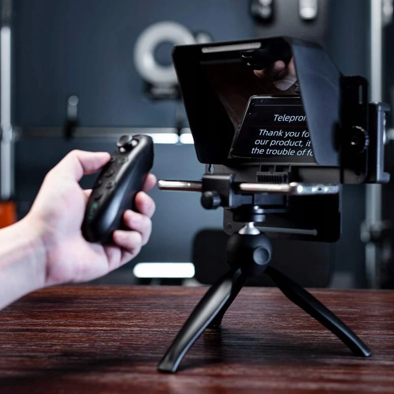 AMBITFUL Mini Teleprompter do telefonu i DSLR regulowany
