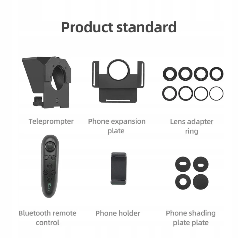 AMBITFUL Mini Teleprompter do telefonu i DSLR regulowany