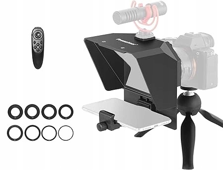 AMBITFUL Mini Teleprompter do telefonu i DSLR regulowany