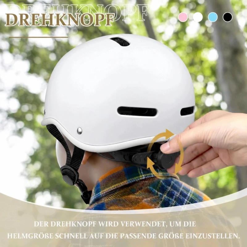 LeapBeast kask rowerowy miejski L 56-61 cm biały EN1078 CPSC