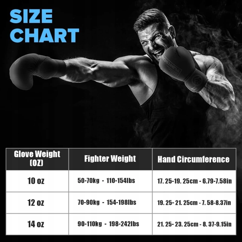 Flintronic rękawice bokserskie 12 oz Muay Thai MMA kickboxing