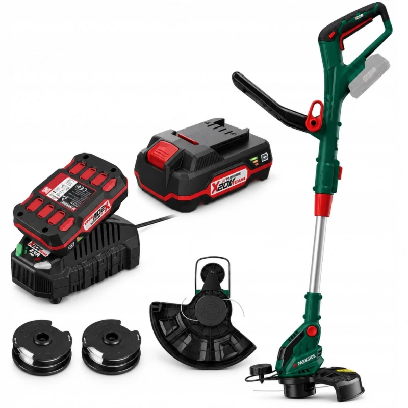 Parkside PRTA 20-Li D3 podkaszarka 20 V 2 akumulatory i ładowarka