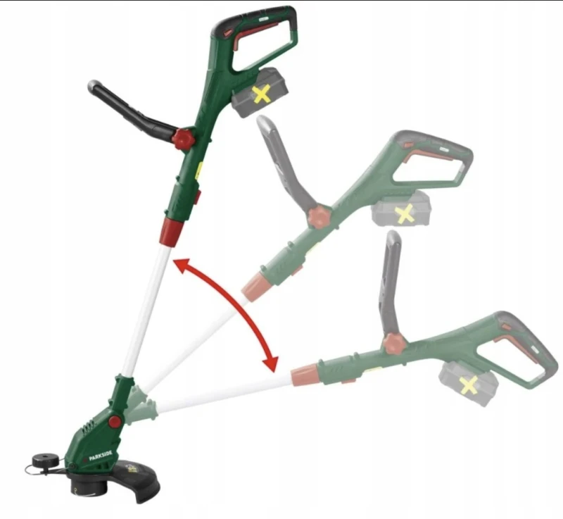 Parkside PRTA 20-Li D3 podkaszarka 20 V 2 akumulatory i ładowarka