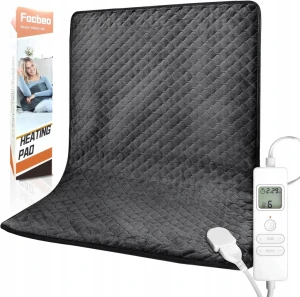 Heizkissen mata grzewcza 80x60 cm 6 poziomów elektryczna miękka flanela