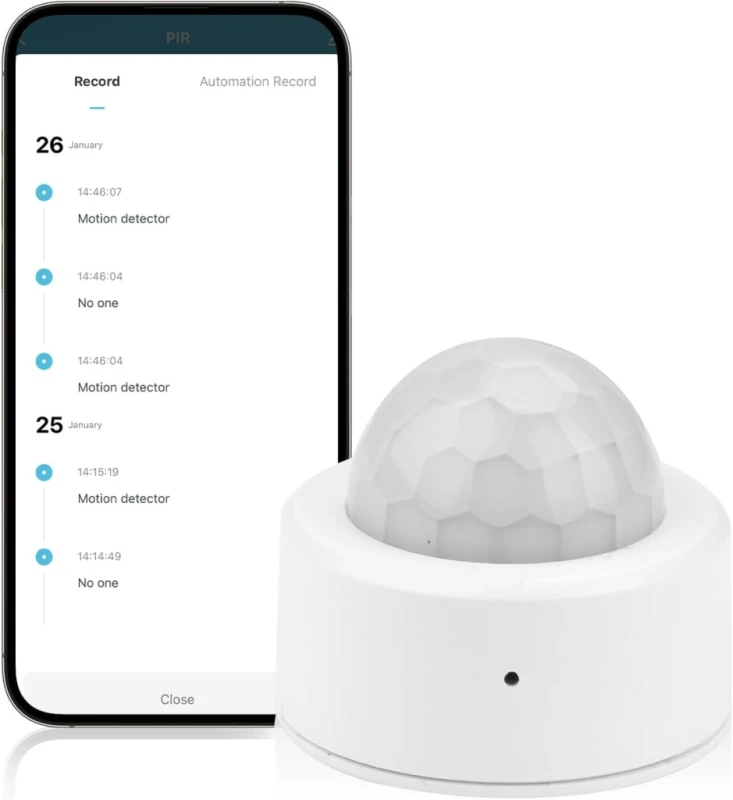 Heemol czujnik ruchu Zigbee PIR z czujnikiem światła 2w1 smart home