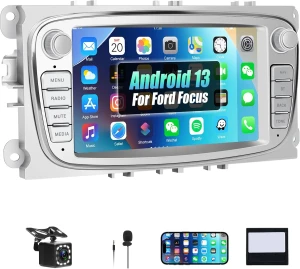 CAMECHO radio 7" Ford Focus MK2 Mondeo C-Max Android 13 1/32GB GPS WiFi