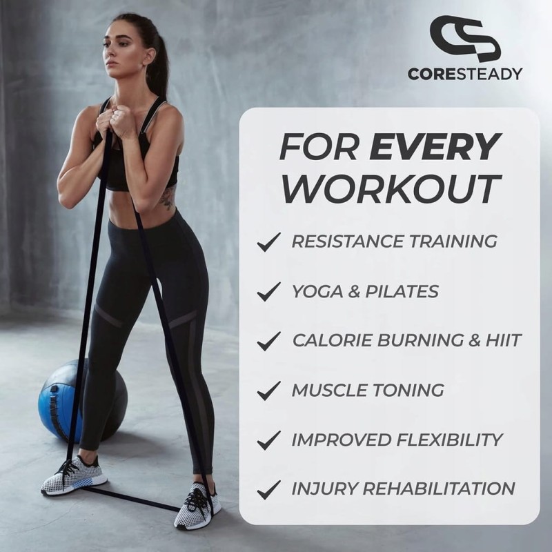 Coresteady Taśmy treningowa do crossfitu, 2 szt. 7-15 kg i 10-30 kg