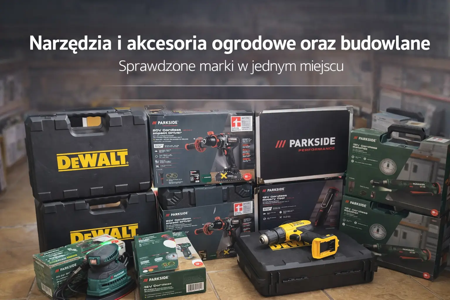 Narzędzia i akcesoria ogrodowe oraz budowlane – sprawdzone marki w jednym miejscu